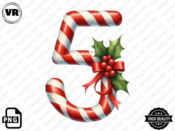 Download Holiday Typeface and Number Clipart PNG - Type Collection