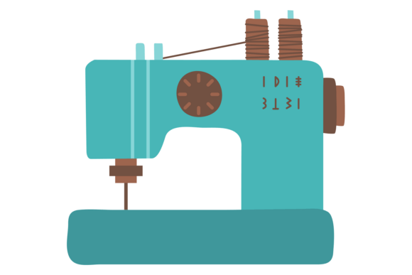 Download Sewing Machine Color Icon. Clothing Craf - Icon Collection