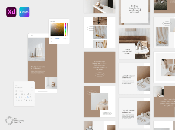 Download Insta Canva Templates April - April Collection