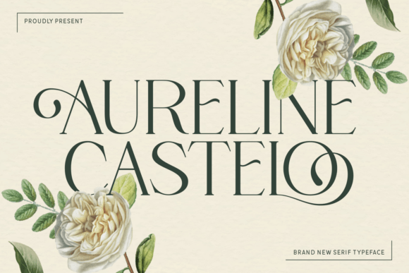 Download Aureline Castelo - Elegant Serif Typeface - Type Collection