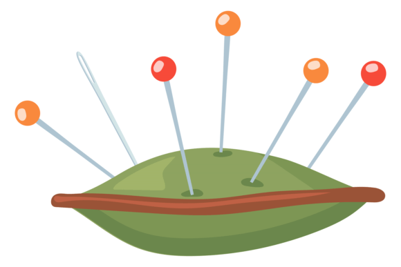Download Needle Cushion Cartoon Icon. Sewing Craf - Icon Collection