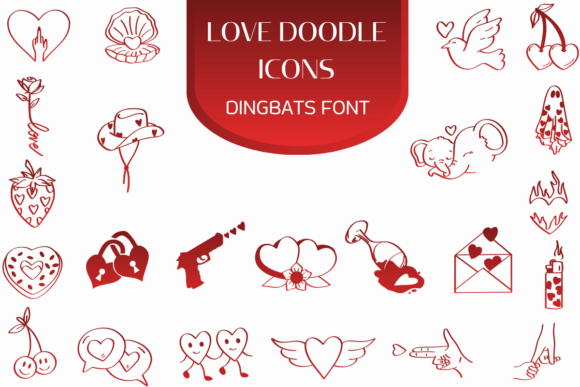 Download Love Doodle Icons - Icon Collection