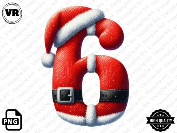 Download Holiday Typeface and Number Clipart PNG - Type Collection